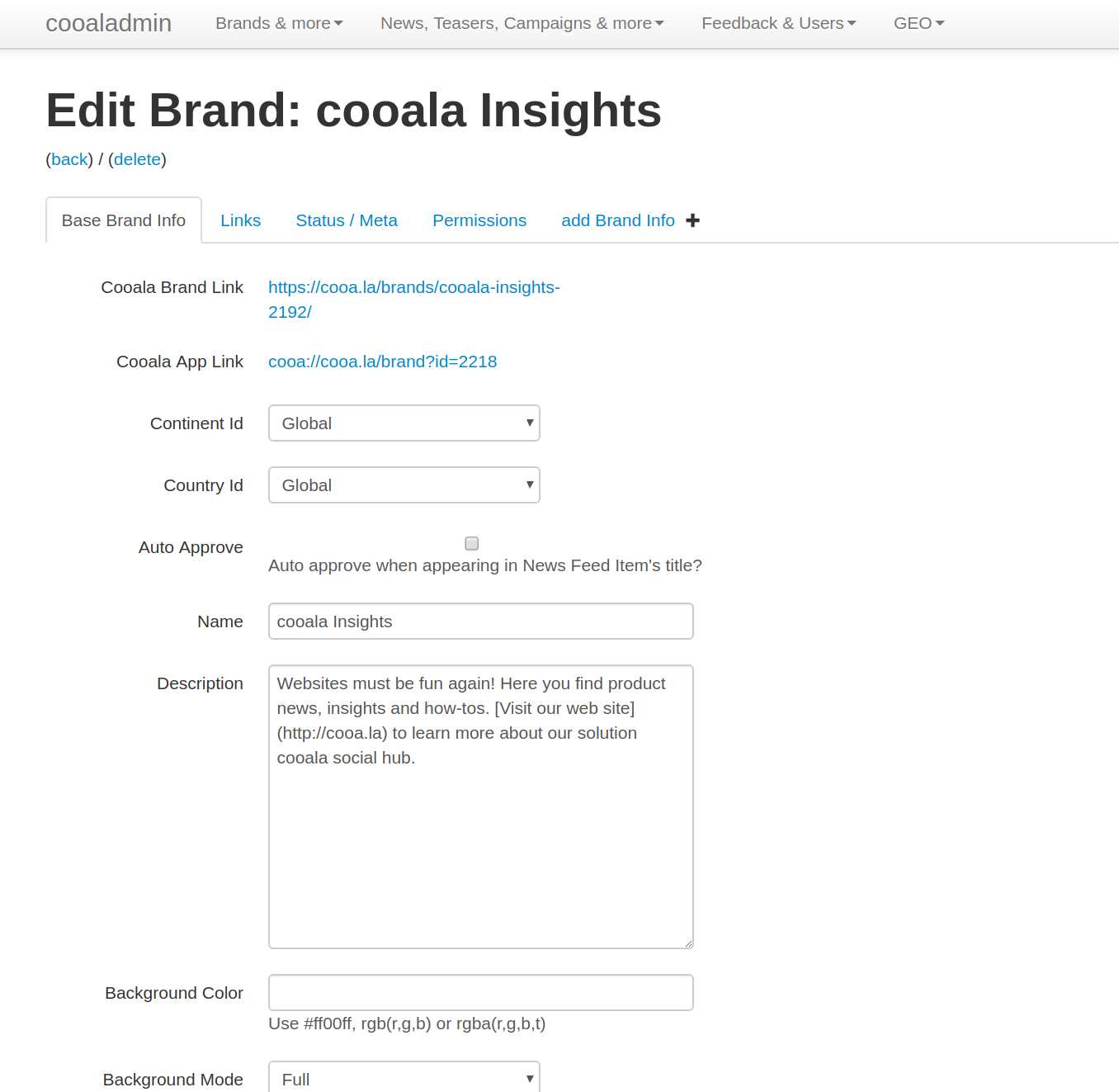 cooala admin, bootstrap form / cooala